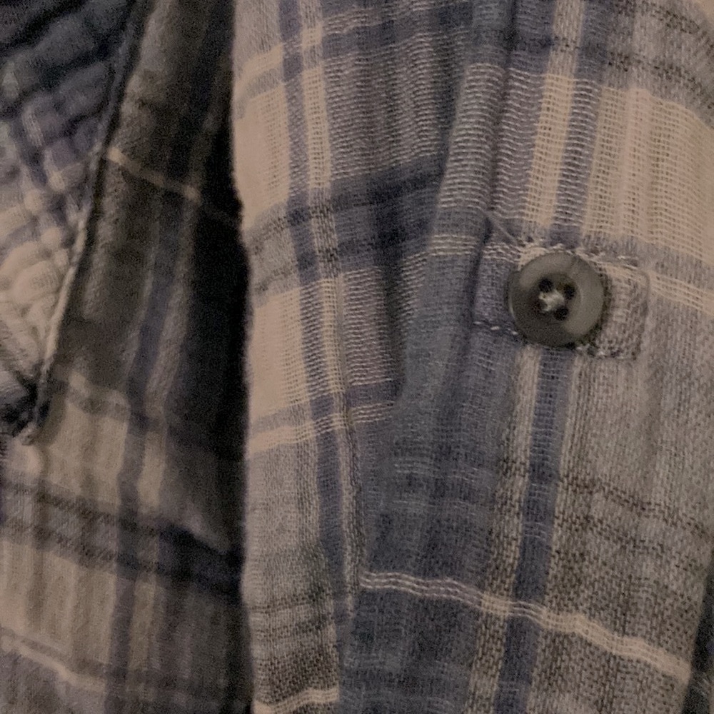 Cloth & stone cotton plaid shirt - Picture 5 of 9